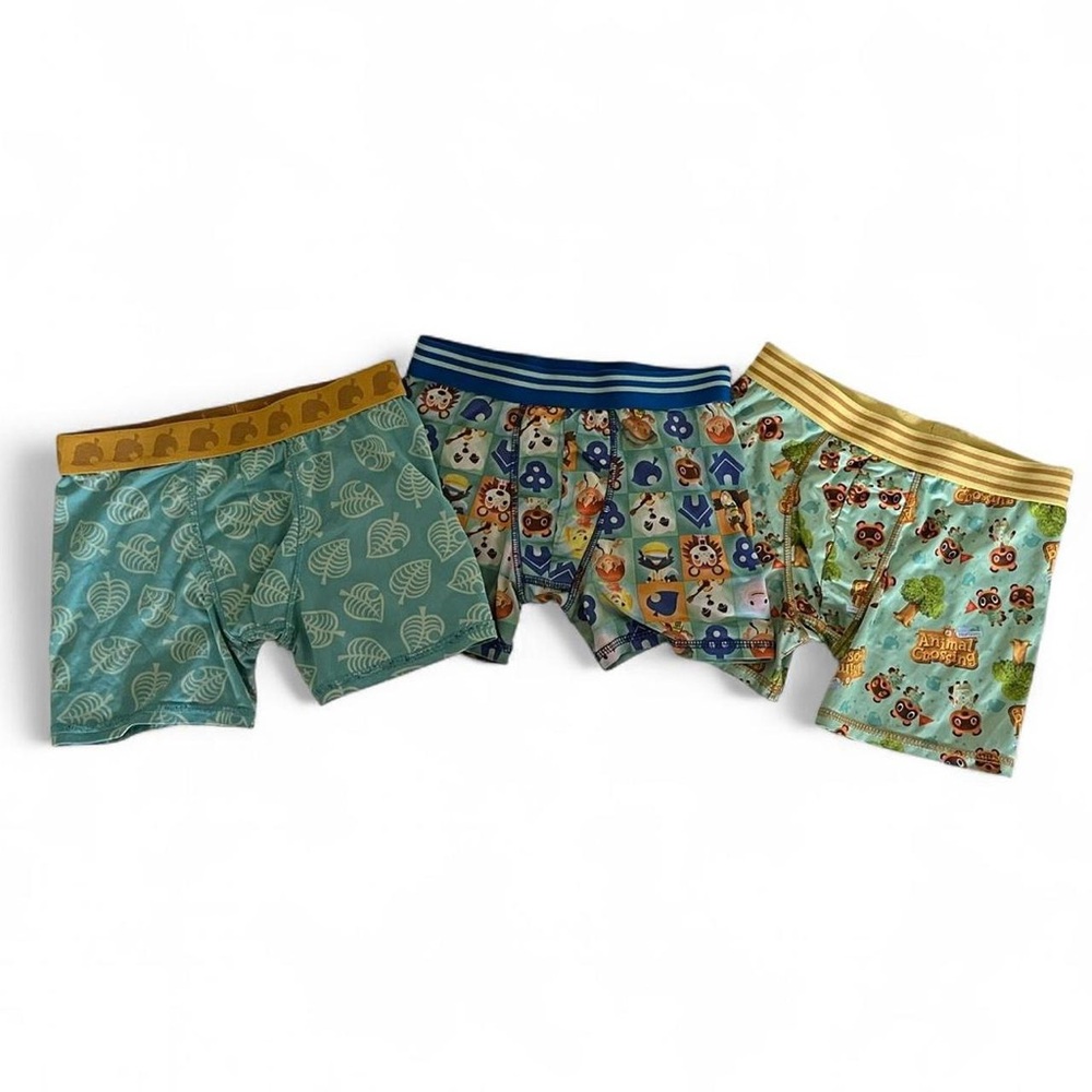 Nintendo Animal Crossing Boys Athletic Boxer Briefs Boys Medium Size 8 Underwear